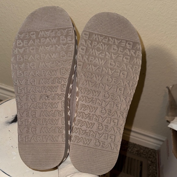 BearPaw Taupe Suede Slip-Ons - Picture 7 of 7
